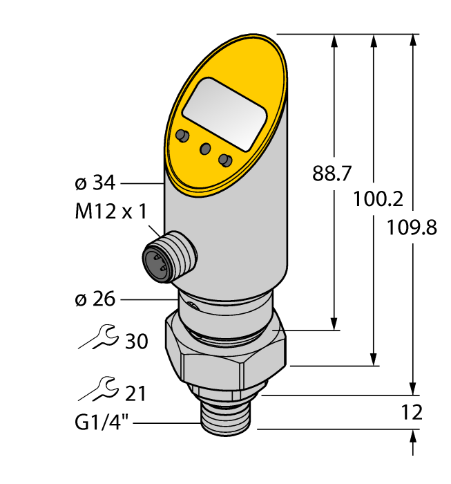 PS010V-504-LUUPN8X-H1141壓力傳感器(不可旋轉(zhuǎn))